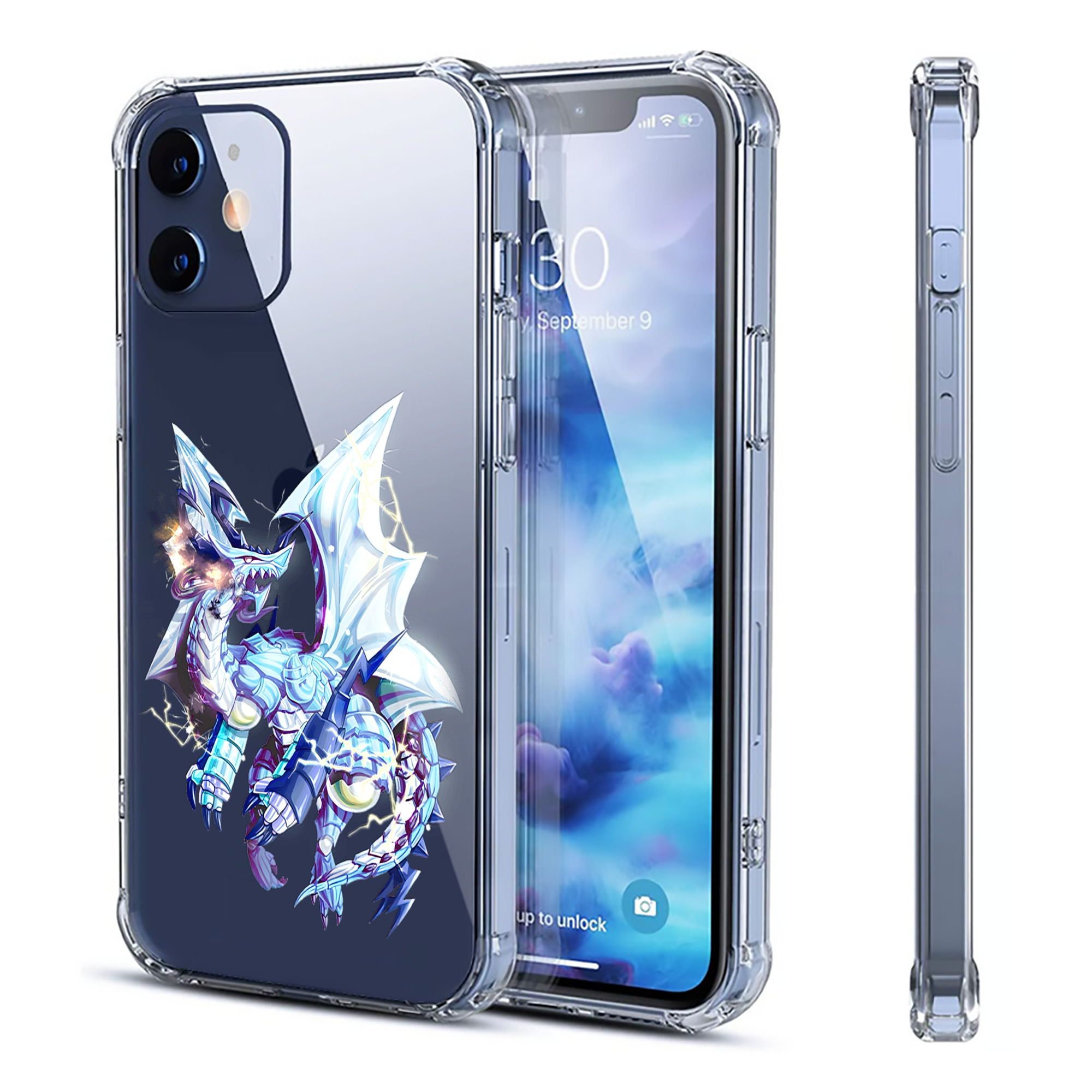 （画像用） 遊☆戯☆王 Yu-Gi-Oh! 【iPhone 12シリーズ対応】透明スマホケース（クリアソフトケース）